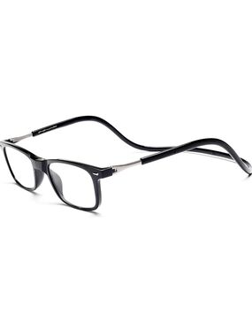 Magnetic Reading Glasses Hang Neck Adjustable Temples for Men or Women 2.0+